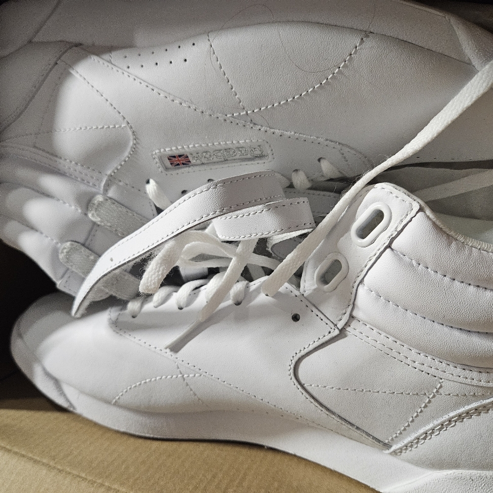Reebok high top sneakers